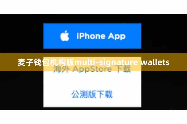 麦子钱包机构版multi-signature wallets