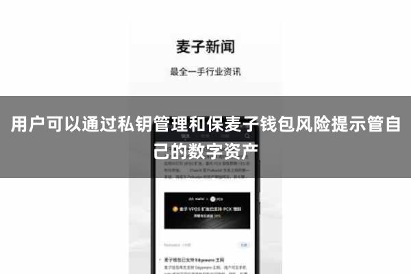 用户可以通过私钥管理和保麦子钱包风险提示管自己的数字资产